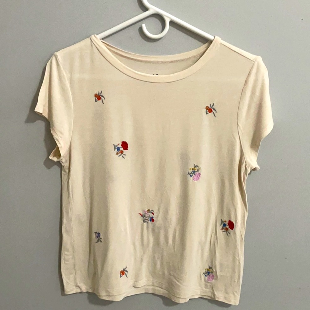 Embroidery floral summer top (girls)
